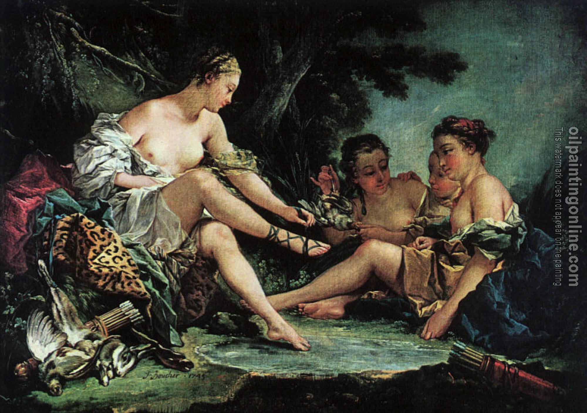 Boucher, Francois - Diana's Return from the Hunt